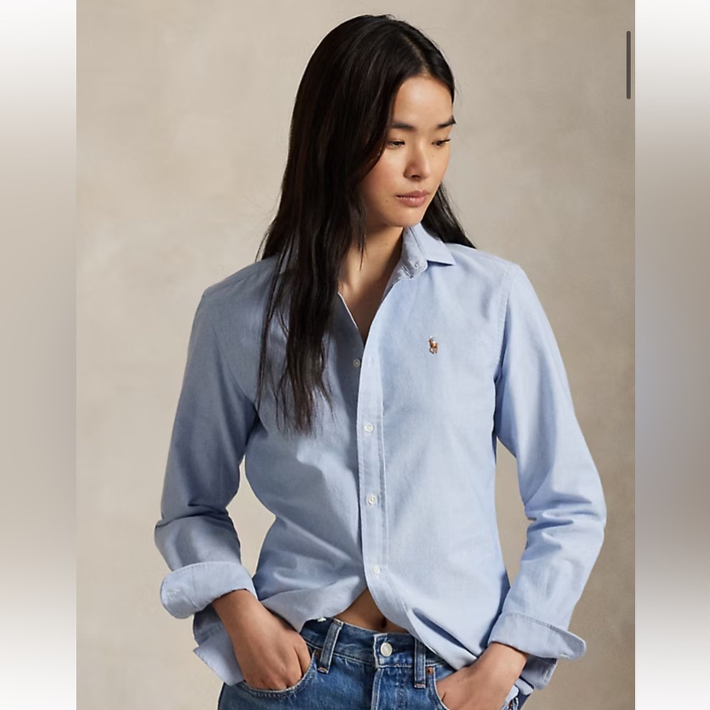 Ralph Lauren Sky Blue Button Down Shirt